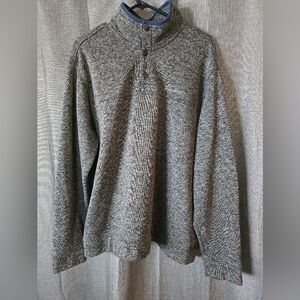 Eddie Bauer Mens XXL  Heavyweight Radiator Fleece Quarter Snap Pullover 2XL